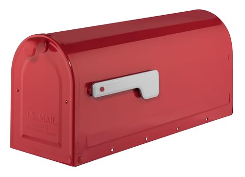ARCHITECTURAL MAILBOXES 7600R-MB1 MAILBOX, MEDIUM - RED - Like New