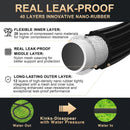 50FT EXPANDABLE LEAKPROOF GARDEN HOSE 10-FUNCTION SPRAY NOZZLE - BLACK BEIGE - Like New