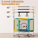 TOWIGIC 55" TRAMPOLINE FOR KIDS,UP TO 440 IBS MINI TRAMPOLINE MLS01 - MULTICOLOR - Like New