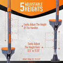 Flybar Maverick Walking Stilts for Kids 5 Adjustable Heights B01LOQ7ZQU - Blue - Brand New