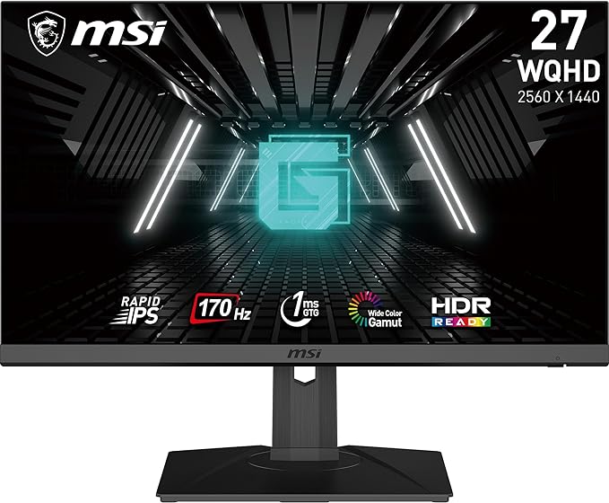 MSI G272QPF 27" Gaming Monitor 2560 x 1440 (QHD) Rapid IPS 1ms - Scratch & Dent