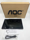 AOC E1659FWU 15.6" Ultra Slim 1366x768 200 Powered Portable LED Monitor - Black - Like New