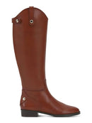 B0CHXMMB1J INC Womens Aleah Leather Tall Knee-High Boots Tan 6 B,M - Brand New