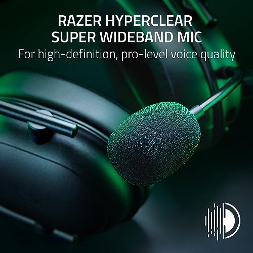 RAZER BLACKSHARK V2 HYPERSPEED WIRELESS GAMING HEADSET: 280G LIGHTWEIGHT BLACK - Like New