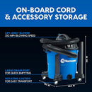 VACMASTER 12-GALLON* 5 PEAK HP† WET/DRY VACUUM WITH DETACHABLE BLOWER - BLUE - Like New