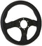 MOMO TEA30BK0B TEAM 300 MM LEATHER STEERING WHEEL - BLACK - Scratch & Dent
