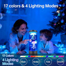 BRAVSCO Jellyfish Lamp 17 Colors Changing Table Lamp with Remote Control - Black - Like New