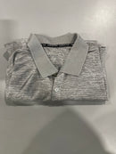 LONDON FOG SHORT SLEEVE POLO - SIZE: MEN M - GRAY - Brand New