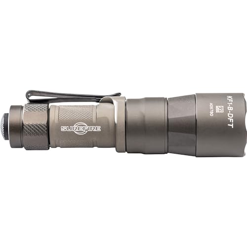 SUREFIRE EDC1-DFT HIGH-CANDELA EVERYDAY CARRY LED FLASHLIGHT - GRAY - Like New
