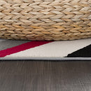 CAMILSON Modern Geometric Area Rug (3'3" x 5') - Abstract Geometric Design - Brand New