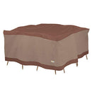 DUCK COVERS ULTIMATE WATERPROOF 76 SQUARE TABLE CHAIRS COVER UTS07676 - MOCHA - Like New