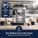 De'Longhi Magnifica Evo Next Automatic Espresso Machine, Frother, Silver Black - Like New