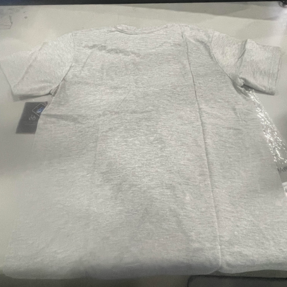 BLUE ICE STRETCH SHORT SLEEVE SHIRT - SIZE: MEN S - HEATHER GRAY - Brand New