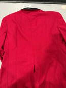 COOFANDY MENS TUXEDO JACKET RED - RED-BLK - SMALL - Brand New