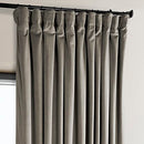 HPD Half Price Drapes Heritage Plush Velvet Curtains B08S7P5TSC -Gallery Taupe - Like New