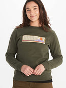 MARMOT WOMEN'S MONTANE CREW SWEATSHIRT WOMEN XL NORI - Brand New
