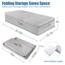 SUPOWIN UNDERBED STORAGE CONTAINERS BIN WITH LIDS LARGE UNDER BED STORAGE - GRAY - Like New