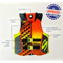 STEARNS V1 SERIES USCG APPROVED ADULT LIFE JACKET - SIZE: MEN MEDIUM - ORANGE - Like New