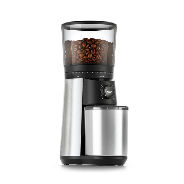 OXO BREW CONICAL BURR COFFEE GRINDER - SILVER - Like New