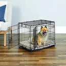 NEW WORLD PET PRODUCTS NEW WORLD DOUBLE DOOR FOLDING METAL 24-INCH DOG CRATE - Like New