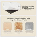 Tivoli II Self Adhesive Vinyl Floor Planks by Achim Home Decor - Silver Spruce - Brand New