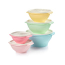 Tupperware Heritage Collection 5 Bowls + 5 Lids (10 Piece) Storage Container Set - Like New
