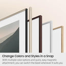 SAMSUNG 85” THE FRAME CUSTOMIZABLE BEZEL (2025 MODEL) MODERN WHITE - WHITE - Brand New