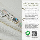 100% Organic Cotton Blanket King/Cal King Natural (108x92in) - B08KWDZT76 - Brand New