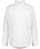 IZOD UNIFORM YOUNG MEN'S LONG SLEEVE BUTTON-DOWN OXFORD SHIRT - SIZE: M - WHITE - Brand New