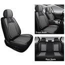 TAPHA EXECUTIVE LEATHERETTE CAR SEAT COVER & CUSHION SET - BLACK/GRAY - Like New