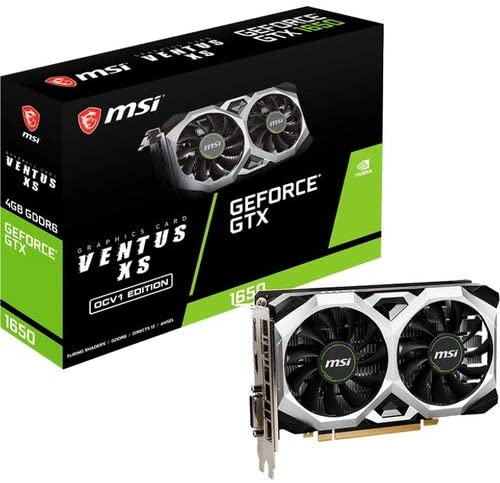 MSI Gaming GeForce GTX 1650 128-Bit 4GB GDRR6 GTX 1650 D6 Ventus XS OCV1 New