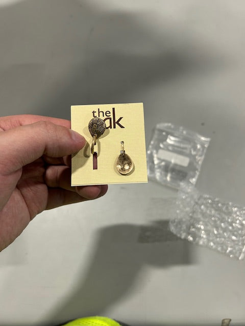 THE SAK GOLD METAL SCOOP DROP EARRINGS GOLD 715 - GOLD - Brand New