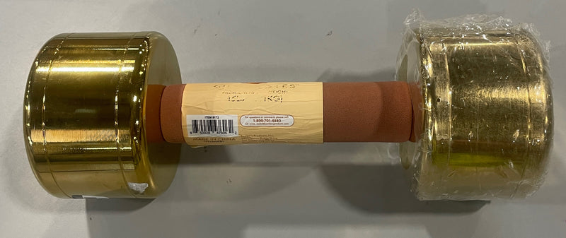 BLOGILATES IRON DUMBBELL - GOLD 15LBS - GOLD - Like New