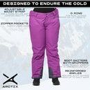 Arctix Women's Insulated Snow Pants, Amethyst, 3X Short - Brand New