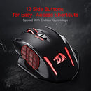 RED DRAGON M913 IMPACT ELITE WIRELESS GAMING MOUSE 16000 DPI M913-BLACK - Like New