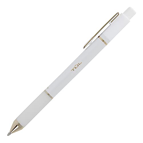 TUL GL SERIES RETRACTABLE GEL PENS MEDIUM POINT 0.7 MM PEARL WHITE BARREL/INK - Like New