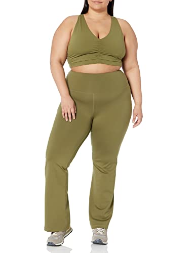 AMAZON ESSENTIALS WOMEN'S ACTIVE SCULPT HIGH WAIST BOOTCUT LEGGINGS - SIZE: L - Brand New