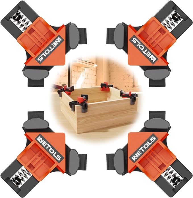 WETOLS Corner Clamp for Woodworking 90 Degree Right Angle Clamp - Scratch & Dent