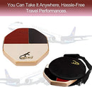 GECKO CAJON PORTABLE BOX DRUM STORAGE HAND DRUM PERCUSSION INSTRUMENT MULTICOLOR - Like New