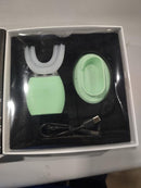 SHARPER IMAGE 360 ULTRASONIC ELECTRIC WHITENING WIRELESS - MINT GREEN - Like New