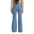 LEVI'S WOMEN'S RIBCAGE BELL BOTTOM JEANS SIZE 32 RINGING BELLS - Brand New