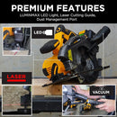 MOTORHEAD 20V ULTRA 6-1/2” Cordless Circular Saw Lithium-Ion - Scratch & Dent