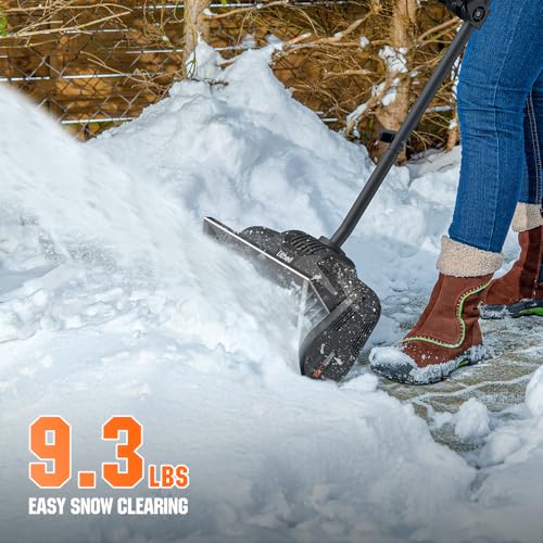 LITHELI 12-INCH BATTERY POWERED SNOW SHOVEL 20V BRUSHLESS U20SS04-0A120 W&B - Like New