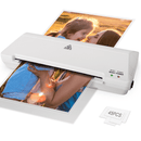 ZYERCH LAMINATOR 9" A4 LAMINATOR MACHINE, DESKTOP THERMAL LAMINATOR - WHITE - Like New