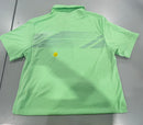 PGA TOUR SHORT SLEEVE 2 BUTTON POLO - SIZE: MEN M - GREEN - Brand New