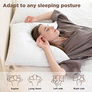 DOWNFORT Goose Feather Bed Pillows Soft Fluffy Pillows King Size Pack of 2 - Brand New