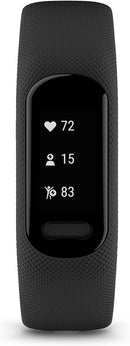 Garmin vívosmart 5 Fitness Tracker Long-Lasting Battery 010-02645-00 - Black Like New