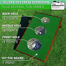 GOSPORTS BATTLECHIP VERSUS GOLF GAME INCLUDES TWO 3 FT X 2 FT TARGETS - GREEN - Like New
