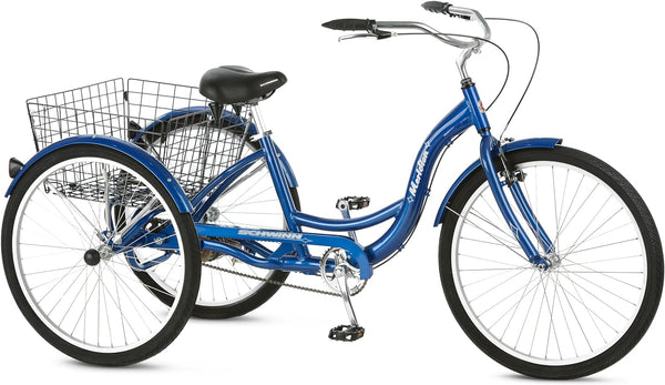 Schwinn Meridian Adult Tricycle Bike, 26-Inch 3 Wheels - BLUE Like New