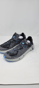 UNDER ARMOUR UA CHARGED MEN'S SHOES - SIZE: MEN 11.5 - GRAY LIGHT-BLUE - Like New